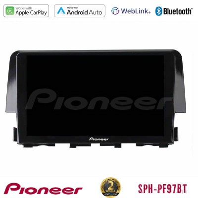 Pioneer SPH-PF97BT Series    Honda Civic 2016-2020 Multimedia Station 9
