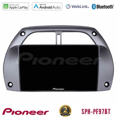 Pioneer SPH-PF97BT Series Toyota RAV4 2001 - 2006 Multimedia Station 9