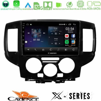 Cadence X Series Nissan NV200 2009 – 2019 8core Android 14 4+64GB Navigation Multimedia Tablet 9