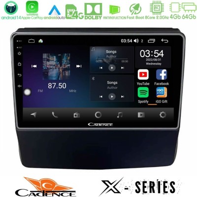 Cadence X Series Subaru Forester/Impreza 2018-2021 8core Android 14 4+64GB Navigation Multimedia Tablet 9