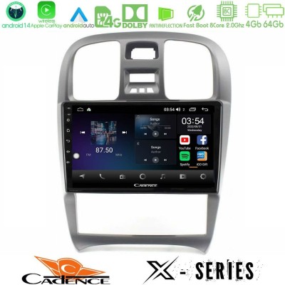 Cadence X Series Hyundai Sonata 2001-2005 8core Android 14 4+64GB Navigation Multimedia Tablet 9