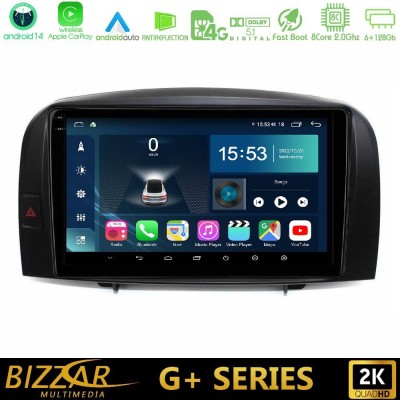 Bizzar G+ Series Hyundai Sonata 2005-2009 8core Android14 6+128GB Navigation Multimedia Tablet 10