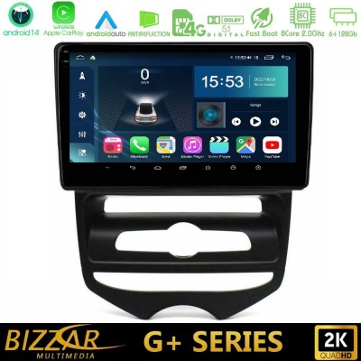 Bizzar G+ Series Hyundai ix20 2010-2020 (MANUAL A/C) 8core Android14 6+128GB Navigation Multimedia Tablet 10