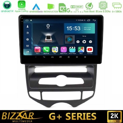 Bizzar G+ Series Hyundai ix20 2010-2020 (AUTO A/C) 8core Android14 6+128GB Navigation Multimedia Tablet 10