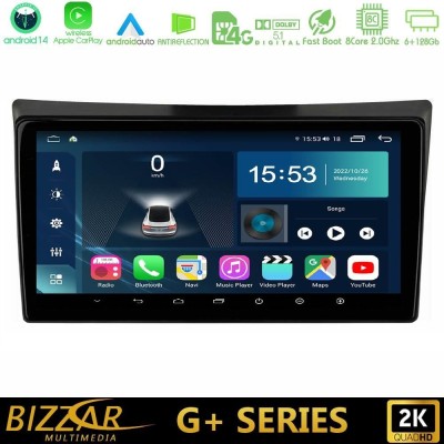 Bizzar G+ Series Ssangyong Rexton 2002-2006 8core Android14 6+128GB Navigation Multimedia Tablet 9
