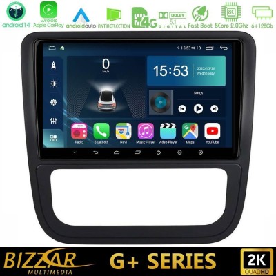 Bizzar G+ Series VW Scirocco 2008-2014 8core Android14 6+128GB Navigation Multimedia Tablet 9