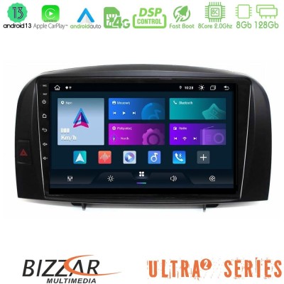Bizzar Ultra Series Hyundai Sonata 2005-2009 8core Android13 8+128GB Navigation Multimedia Tablet 10