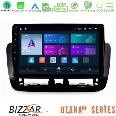 Bizzar Ultra Series Seat Ibiza 2012-2015 8core Android13 8+128GB Navigation Multimedia Tablet 9