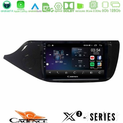 Cadence X2 Series 8Core Android14 6+128GB  Kia Ceed 2013-2017 Navigation Multimedia Tablet 9