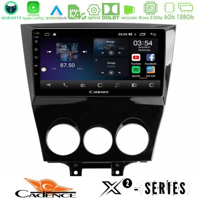 Cadence X2 Series 8Core Android14 6+128GB  Mazda RX8 2008-2012 Navigation Multimedia Tablet 9