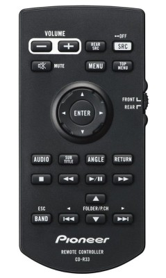 pioneer CD-R33 IR REMOTE CONTROL WITH DVD FUNCTIONS