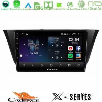 Cadence X Series Iveco Daily 2014-2025 8core Android 14 4+64GB Navigation Multimedia Tablet 9