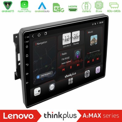 Lenovo Thinkplus A2MAX Series 8Core Android15 4+64GB  Chrysler / Dodge / Jeep Navigation Multimedia Tablet 10