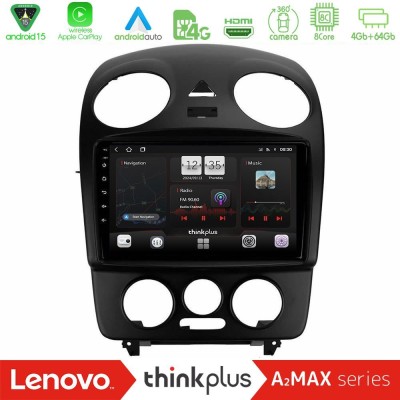 Lenovo Thinkplus A2MAX Series 8Core Android15 4+64GB  VW Beetle Navigation Multimedia Tablet 9
