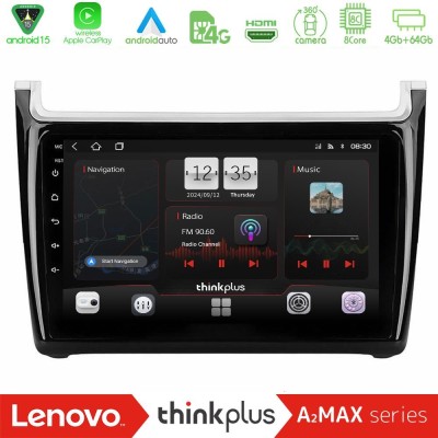 Lenovo Thinkplus A2MAX Series 8Core Android15 4+64GB  Vw Polo Navigation Multimedia Tablet 9