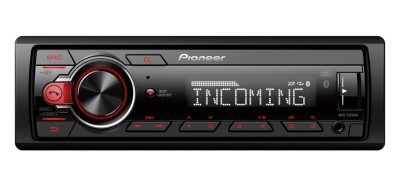 pioneer MVH-330DAB Headunit 1-DIN Radio Usb/DAB RED