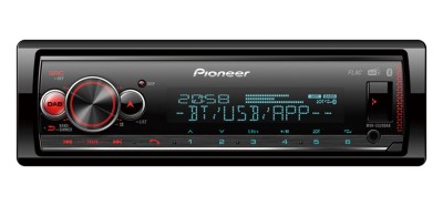 pioneer MVH-S520DAB Headunit 1-DIN USB/ BT/DAB+, Apple & Andriod compatible/ Multi color