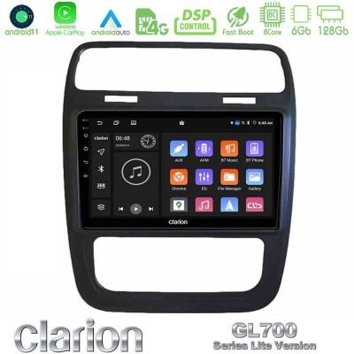 Clarion GL700 Lite Series 8Core Android11 6+128GB VW Scirocco 2014 – 2017 Navigation Multimedia Tablet 9