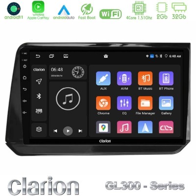 Clarion GL300 Series 4Core Android11 2+32GB Nissan Note 2021-2026 RHD Navigation Multimedia Tablet 10