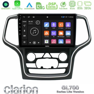Clarion GL700 Lite Series 8Core Android11 2+32GB Jeep Grand Cherokee 2014-2020 Navigation Multimedia Tablet 10