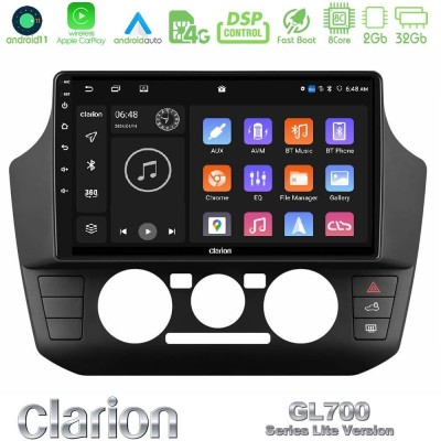 Clarion GL700 Lite Series 8Core Android11 2+32GB VW Up/Skoda Citigo/Seat Mii Navigation Multimedia Tablet 9