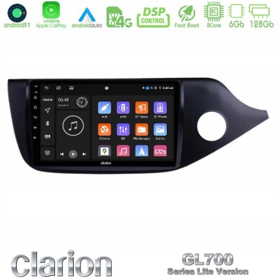 Clarion GL700 Lite Series 8Core Android11 6+128GB Kia Cee’d/ProCeed 2013-2017 RHD Navigation Multimedia Tablet 9