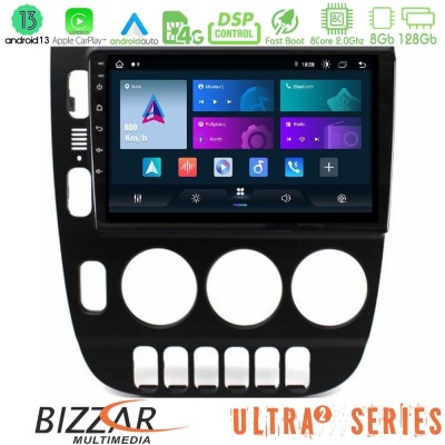 Bizzar Ultra Series Mercedes ML Class (W163) 1998-2005 8core Android13 8+128GB Navigation Multimedia Tablet 9