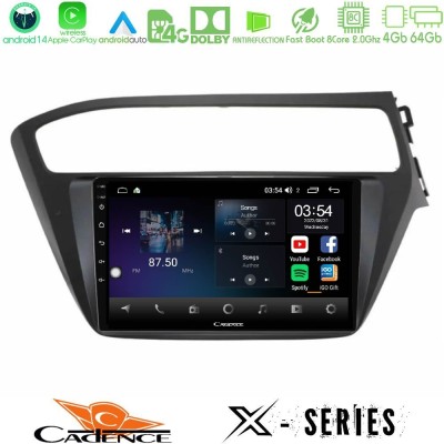 Cadence X Series Hyundai i20 2018-2020 RHD 8core Android 14 4+64GB Navigation Multimedia Tablet 9