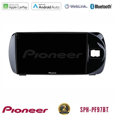 Pioneer SPH-PF97BT Series Toyota Yaris (Vitz) 2015-2020 RHD Multimedia Station 9