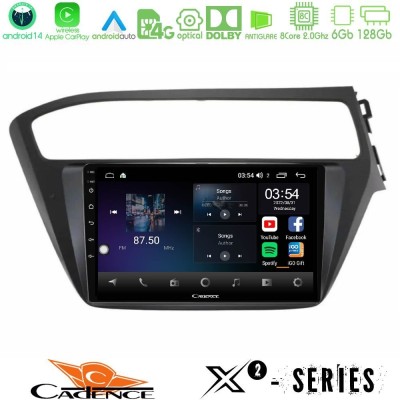 Cadence X2 Series 8Core Android14 6+128GB Hyundai i20 2018-2020 RHD Navigation Multimedia Tablet 9