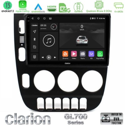 Clarion GL700 Series 8Core Android13 4+64GB Mercedes ML Class (W163) 1998-2005 Navigation Multimedia Tablet 9
