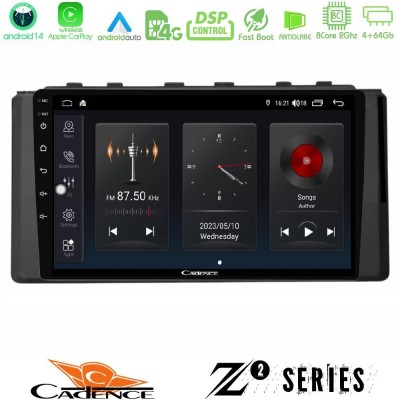 Cadence Z2 Series 8Core Android14 4+64GB Subaru BRZ / Toyota GR86 2022-> Navigation Multimedia Tablet 9