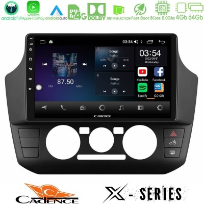 Cadence X Series VW Up/Skoda Citigo/Seat Mii 8core Android 14 4+64GB Navigation Multimedia Tablet 9