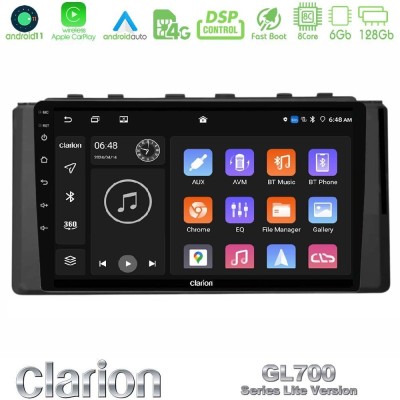 Clarion GL700 Lite Series 8Core Android11 6+128GB Subaru BRZ / Toyota GR86 2022-> Navigation Multimedia Tablet 9