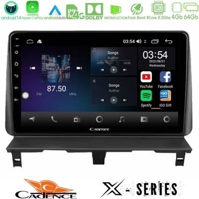 Cadence X Series Peugeot Partner / Citroën Berlingo 2002-2008 8core Android 14 4+64GB Navigation Multimedia Tablet 9