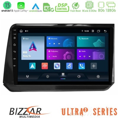 Bizzar Ultra Series Nissan Note 2021-2026 RHD 8core Android13 8+128GB Navigation Multimedia Tablet 10