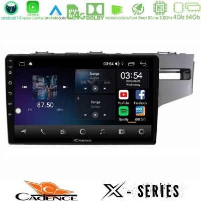 Cadence X Series Honda Jazz 2013-2020 RHD 8core Android 14 4+64GB Navigation Multimedia Tablet 9