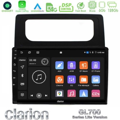Clarion GL700 Lite Series 8Core Android11 6+128GB VW Caddy 2004-2014 Navigation Multimedia Tablet 10