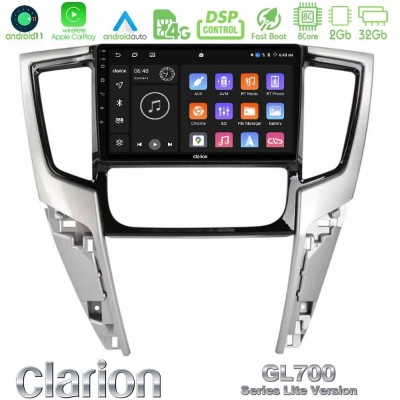 Clarion GL700 Lite Series 8Core Android11 2+32GB Mitsubishi L200 2019-2023 Navigation Multimedia Tablet 9