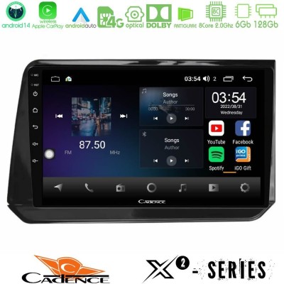Cadence X2 Series 8Core Android14 6+128GB Nissan Note 2021-2026 RHD Navigation Multimedia Tablet 10