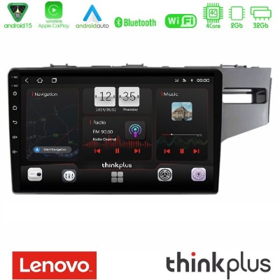 Lenovo Thinkplus Series 4Core Android15 2+32GB Honda Jazz 2013-2020 RHD Navigation Multimedia Tablet 9