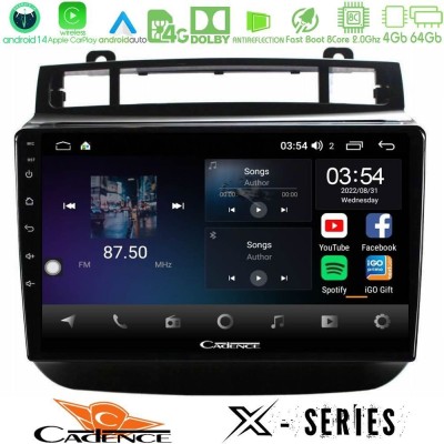 Cadence X Series VW Touareg 2011-2018 8core Android 14 4+64GB Navigation Multimedia Tablet 9