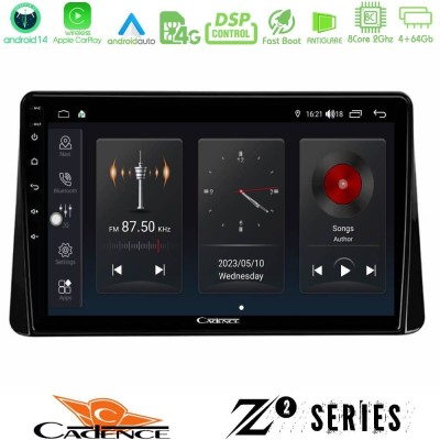 Cadence Z2 Series 8Core Android14 4+64GB Mitsubishi Eclipse Cross 2018-2023 Navigation Multimedia Tablet 9