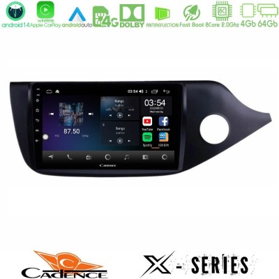 Cadence X Series Kia Cee’d/ProCeed 2013-2017 RHD 8core Android 14 4+64GB Navigation Multimedia Tablet 9