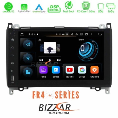Bizzar FR4 Pro Series Mercedes A/B/Sprinter/Vito 4Core Android12 2+16GB Navigation Multimedia Station 9