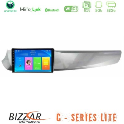 Bizzar C Series Lite 4Core Android14 2+32GB  Alfa Romeo Giulietta 2010-2014 Navigation Multimedia Tablet 9