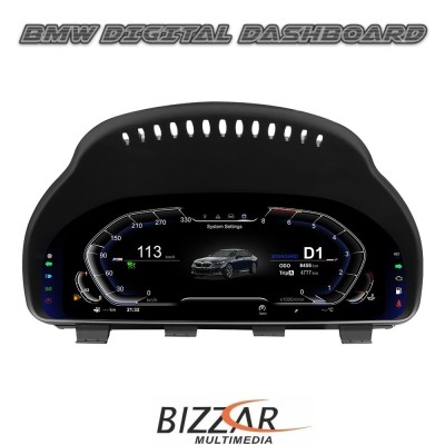 Bizzar Digital Cluster BMW F06/ F07/ F10/ F12/ F13/ F01/ F25/ F26/ F15/ F16 Digital LCD Instrument Cluster 12.3