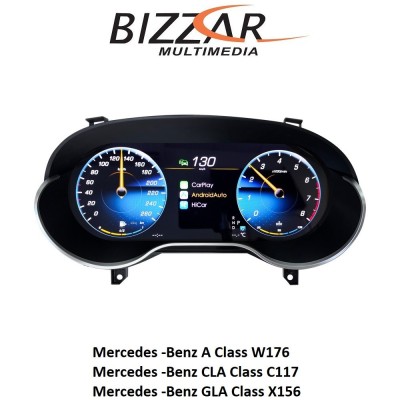 Mercedes A/GLA/CLA W176/X156/C117 2013~2019 Digital HD LCD Instrument Cluster 12.3