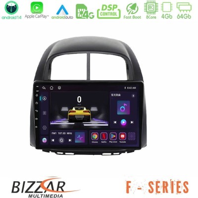 Bizzar F Series 8Core Android14 4+64GB  Daihatsu Sirion/Subaru Justy Navigation Multimedia Tablet 10