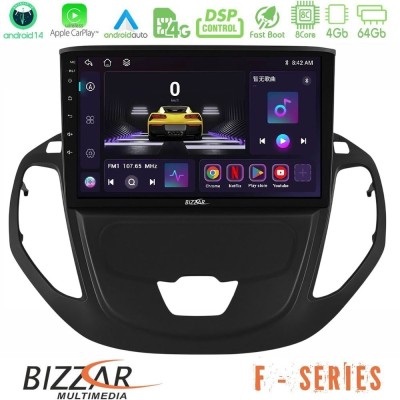 Bizzar F Series 8Core Android14 4+64GB Ford Transit Courier 2015-2023 Navigation Multimedia Tablet 9